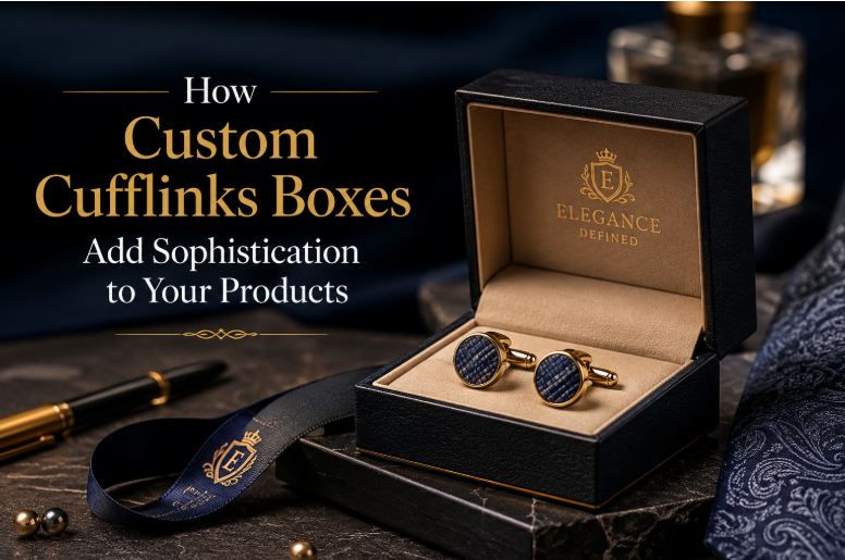 How Custom Cufflinks Boxes Add Sophistication to Your Products
